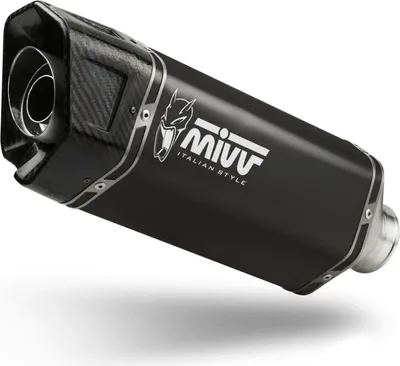 Obrázok produktu pre Kompletný čierny výfukový systém MIVV SR-1 pre YAMAHA T-MAX 560
