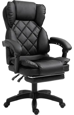 Produktbild von Schreibtischstuhl Design Bürostuhl TV Bürosessel Chefsessel Relax & Home Office,Farbe:Schwarz