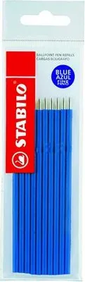 Produktbild von Mine für Kugelschreiber "Liner 308", blau, 0,38mm, 10 Stück, STABILO