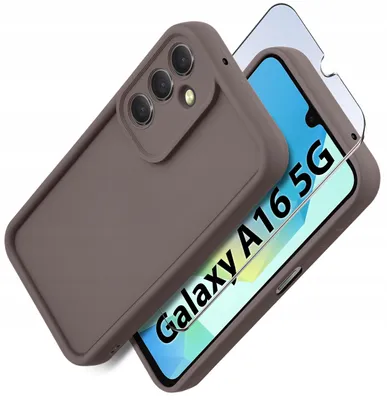 Obrázek produktu pro Pouzdro pro Samsung A16 4G | A16 5G – matné silikonové + ochranné sklo na displej