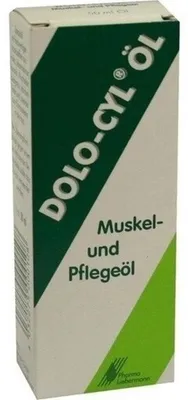 Produktbild von DOLO CYL Pflegeöl 50 ml zur wärmenden Massage bei Muskel- und Gelenkbeschwerden
