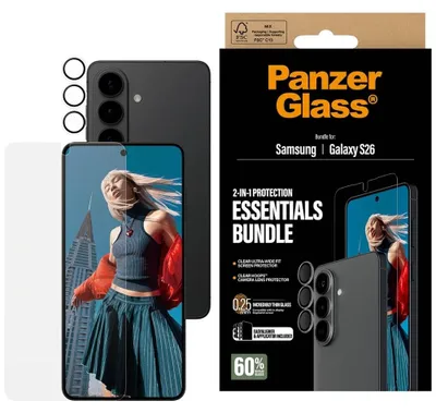 Productafbeelding van PanzerGlass Hoops 2-in-1 bundel voor Samsung