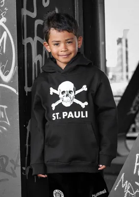 Produktbild von FC St. Pauli - Totenkopf - Kinder Kapuzenpullover