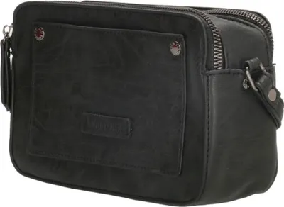 Produktbild von Damen Tasche Schultertasche Umhängetasche Crossover BagHandtasche Schwarz