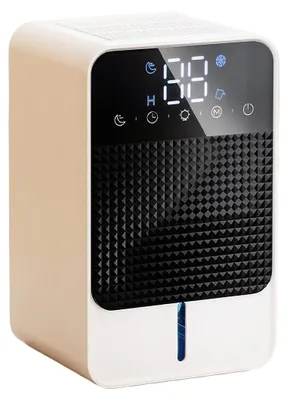 Produktbild von Kompakter Luftentfeuchter mit Nachtmodus und Abschaltautomatik, geeignet für kleine Räume und Badezimmer