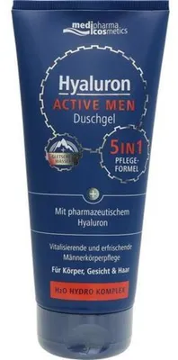 Imagen del producto de Gel de ducha Medipharma Cosmetics Hyaluron Active Men, 200 ml