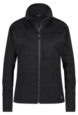 Produktbild von DASSY® Convex Next Women Midlayer-Jacke für Damen | tailliert schwarz 2XL