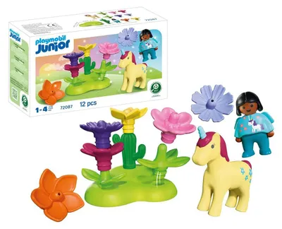 Produktbild von PLAYMOBIL Junior: Unicorn-fairy Garden Figur   Kinder  One Size