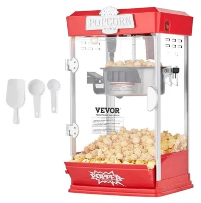 Image de Machine à Popcorn, Capacité de 1,5 Gallon, Style Cinéma, 4 Oz Rouge