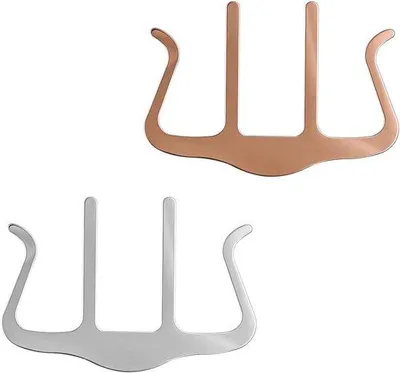 Immagine prodotto di Porta-spartiti in metallo con attrezzo universale - Oro e argento