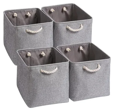 Immagine prodotto di Omgoods - Scatole di stoccaggio grandi per abbigliamento e giocattoli (set da 4)
