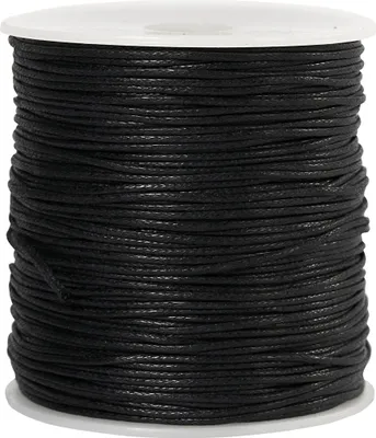 Produktbild von Creativ Company Baumwollkordel, Stärke 1 mm, schwarz, 100 m 1 Karton