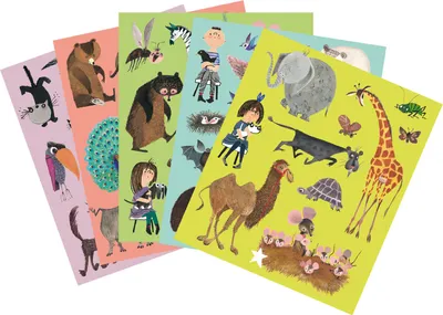 Produktbild von Gewinnt Holland Dieren von Fiep Sticker Skins, 5st