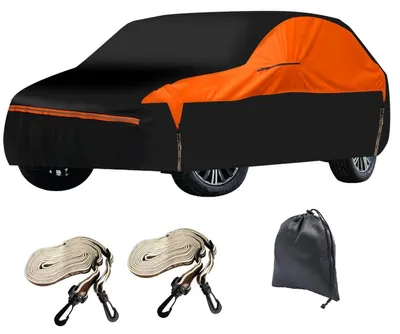 Immagine prodotto di Copertura per auto compatibile con Mercedes Benz GLC dal 2016 al 2022, a 6 strati, impermeabile, traspirante, adatta a tutte le condizioni atmosferiche