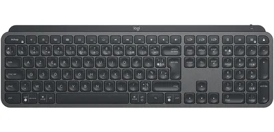 Zdjęcie produktu dla Logitech Keyboard MX Keys Advanced Wireless Illuminated Keyboard | bezprzewodowa | szara | francuska