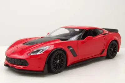 Produktbild von Welly 24085R Chevrolet Corvette Z06 2017 rot 1:24