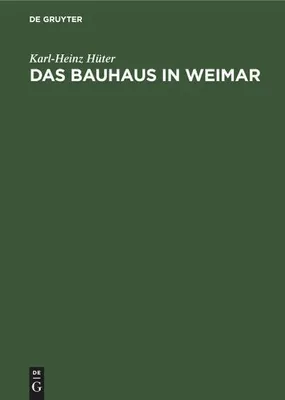 Produktbild von Das Bauhaus in Weimar