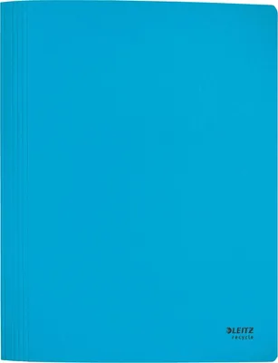 Produktbild von Schnellhefter Recycle A4 Karton blau Packung mit 10 Stück