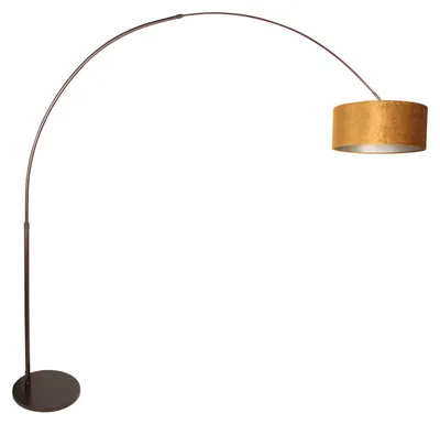 Immagine prodotto di Lampada da terra - marrone - Sparkled Light - metallo velluto - Ø 45cm - E27 - 4765CA - Steinhauer
