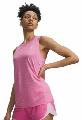 Produktbild von Under Armour Tech Twist ärmelloses T-shirt Rosa M Frau Rosa M