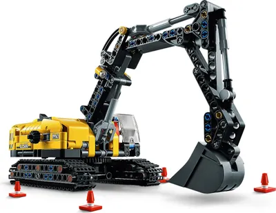Produktbild von LEGO 42121 Technic Hydraulikbagger - Traktor 2-in-1 Modell, Bagger Baufahrzeug, Geschenk für Kinder ab 8 Jahren, kreatives Spielzeug