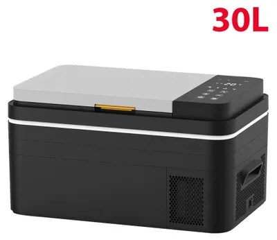 Image de Glacière portable - Glacière-congélateur à compresseur de 30 litres - 12/24V et 230V - de -20 à +20 °C - Contrôle via application - Pour voiture, camion et camping