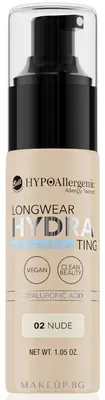 Obrázok produktu pre Bell HYPOAllergenic Longwear Hydrating Balm Foundation - odtie 02 Nude, 30 g