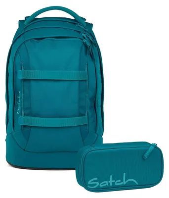 Produktbild von Satch Pack Deep Petrol Schulrucksack Set 2tlg.