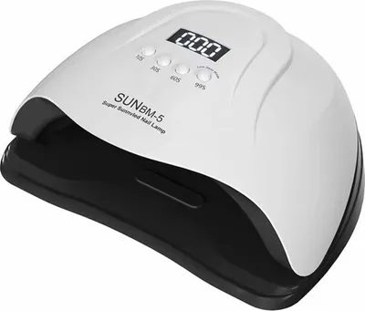 Obrázek produktu pro Avizar, UV-LED lampa na nehty 20 W s integrovaným časovačem, bílá / černá