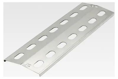 Produktbild von Edelstahl Flammenblech 41 x 14 cm für Gasgrill