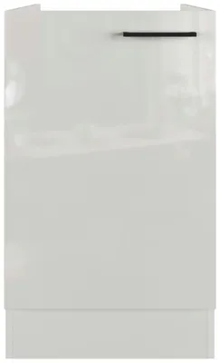 Produktbild von Flex Well Spülenschrank Lund BxTxH 50 x 57 x 82 cm lichtgrau glänzend zerlegt Anschlag reversibel 00012191