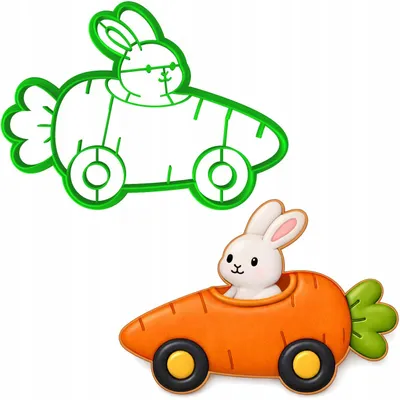Produktbild von Cookie Master Osterauto Ausstechform für Kekse Plätzchen