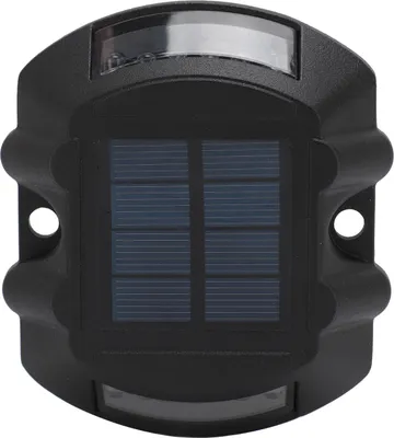 Obrázok produktu pre LED solárne dokovacie svetlo Ground Waterpoof solárne napájané inteligentné snímanie záhradných svetiel pre krajinné príjazdové cesty 6V 1,8W čierna biela