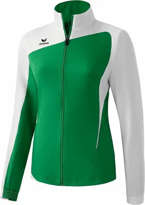Produktbild von Erima Damen Club 1900 Präsentationsjacke smaragd/weiß 34