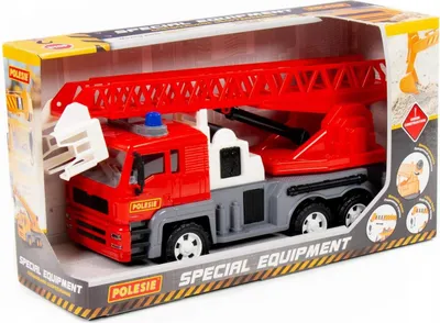 Produktbild von Feuerwehrauto "Almaz" Ausziehbare Leiter 70 cm Rot 88956