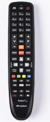 Immagine prodotto di Meliconi Gumbody Personal 7 Plus Telecomando IR Wireless TV Nero