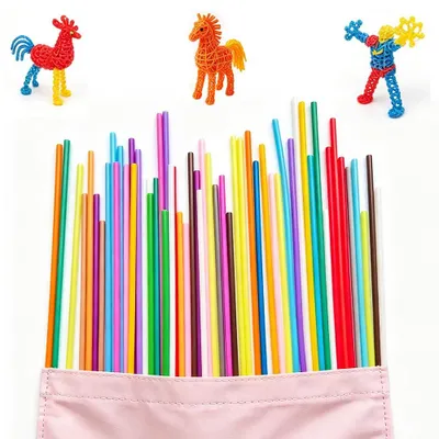 3D-Pen-Filament 2,5 mm, 320 Stück, 32 Farben, PCL, für 3Doodler Start