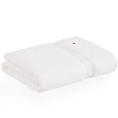 Obrázok produktu pre Biely bavlnený uterák Tommy Hilfiger