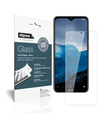 Produktbild von 2x Schutzfolie für Nokia 45328 - Anti-Shock 9H Folie dipos Glass Kunststoffglas