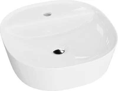 A white ceramic sink on a white background.