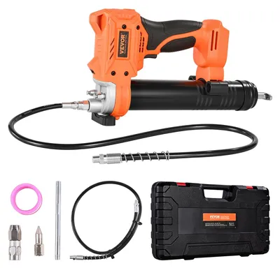 Immagine prodotto di Ingrassatore a batteria VEVOR, max. 55 MPa, ingrassatore con luce LED e tubo flessibile, funzionamento a batteria da 20 V e grilletto, compatibile con batterie Makita da 18 V, per la lubrificazione di veicoli o macchine (solo utensile)