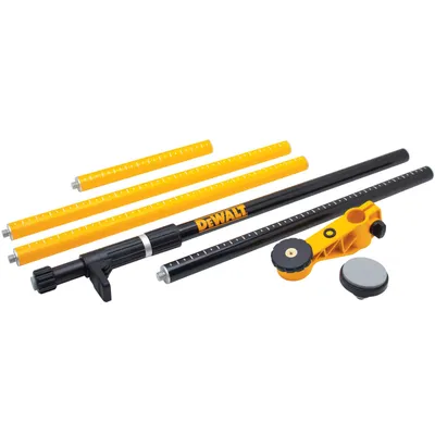 Produktbild von DeWALT Teleskopstab, Teleskopstange DE0882-XJ für Laser mit 1/4" Aufnahme - DW082K, DW084K, DW087K, DW088K, DW089K