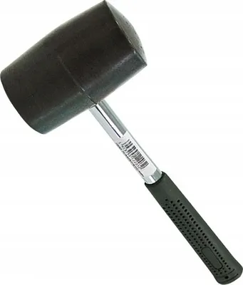 Produktbild von Gummihammer mit Metallstiel 680 g
