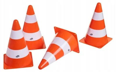 Produktbild von Rolly Toys 409495 Verkehrskegel Set (4 Stück)