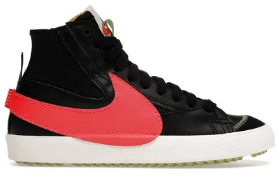 Produktbild von Nike Blazer Mid 77 Jumbo Black Bright Crimson - EU 42.5