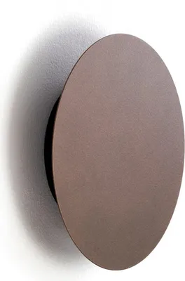 Zdjęcie produktu dla Kinkiet LED RING brązowo-czarny 7W Ciepła biel 60lm metal wym:15x15x3cm IP20 Nowodvorski Lighting