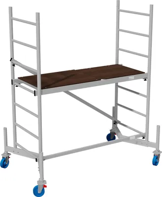 Produktbild von KRAUSE ClimTec Gerüst 3m inkl. Fahrrollensatz Ø 125mm