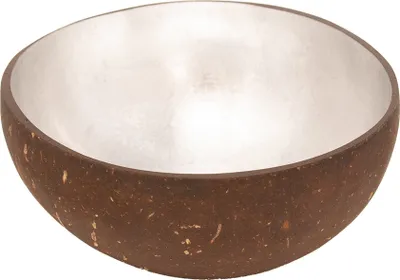 Produktbild von Kokosnussschale Müslischale Dekoschale weiß
