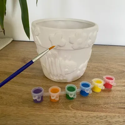 Image de Kit pour peindre son pot de fleur