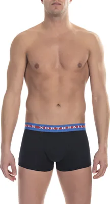 Produktbild von North Sails Boxer (2 Pack) – Herren – Baumwolle(Blau (Elastisch Zweifarbig) XL)